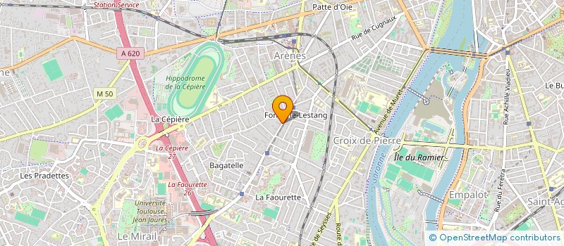 localisation de l'entreprise ASSOCIATION CULTURELLE DE BIENFAISANCE DE LA VILLE DE TOULOUSE à TOULOUSE
