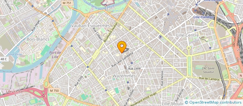 localisation de l'entreprise ASSOCIATION CULTURELLE DE BIENFAISANCE DE LILLE à LILLE