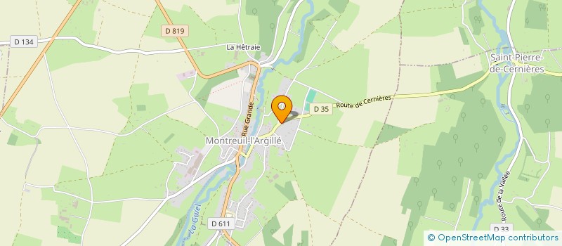 localisation de l'entreprise ASSOCIATION CULTURELLE DE CERNIERES  SAINT-PIERRE-DE-CERNIERES