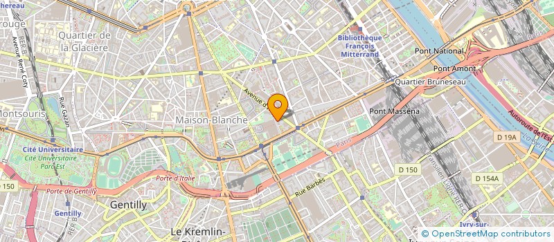 localisation de l'entreprise ASSOCIATION CULTURELLE DE L'ALLIANCE CHINOISE DE PARIS  PARIS