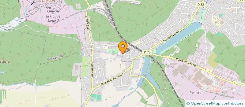 localisation de l'entreprise ASSOCIATION CULTURELLE DE L'AMITIE MAGHREBINE  CREUTZWALD