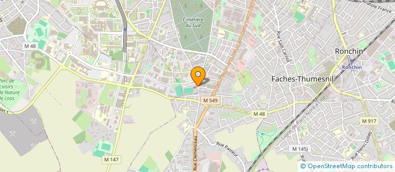 localisation de l'entreprise ASSOCIATION CULTURELLE DE L'ARBRISSEAU à LILLE