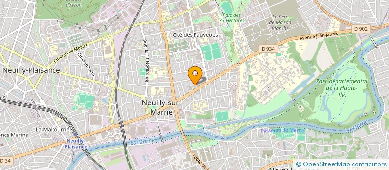 localisation de l'entreprise ASSOCIATION CULTURELLE DE L'EGLISE PROTESTANTE INTERNATIONALE DE FRANCE à NEUILLY-SUR-MARNE