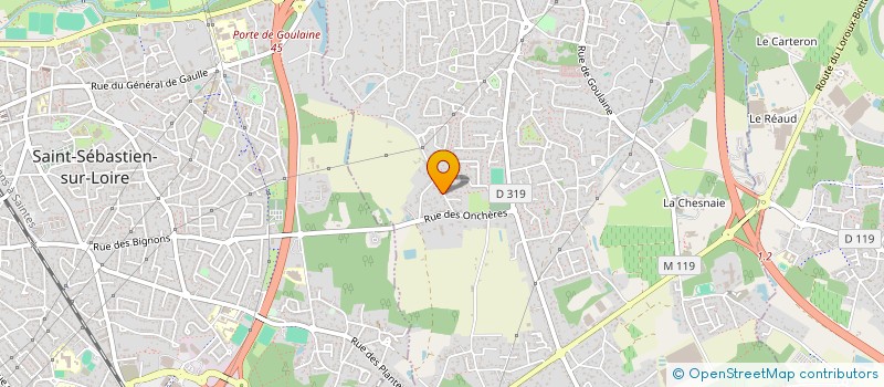 localisation de l'entreprise ASSOCIATION CULTURELLE DE LA FETE REBELLE ET FRATERNELLE à BASSE-GOULAINE