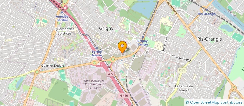 localisation de l'entreprise ASSOCIATION CULTURELLE DE LA MOSQUEE DE GRIGNY (ACMG)  GRIGNY