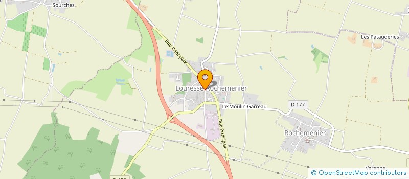 localisation de l'entreprise ASSOCIATION CULTURELLE DE LOURESSE  LOURESSE-ROCHEMENIER