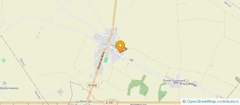 localisation de l'entreprise ASSOCIATION CULTURELLE DE MOISY ET DES COMMUNES ENVIRONNANTES  MOISY