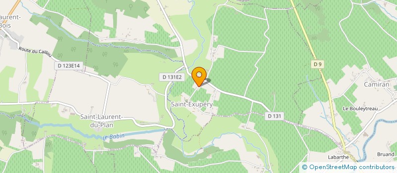 localisation de l'entreprise ASSOCIATION CULTURELLE DE SAINT EXUPERY (ACSE)  SAINT-EXUPERY