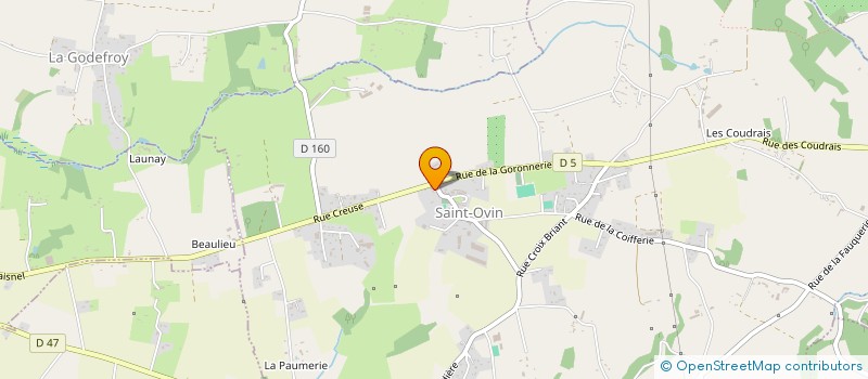 localisation de l'entreprise ASSOCIATION CULTURELLE DE SAINT OVIN  SAINT-OVIN