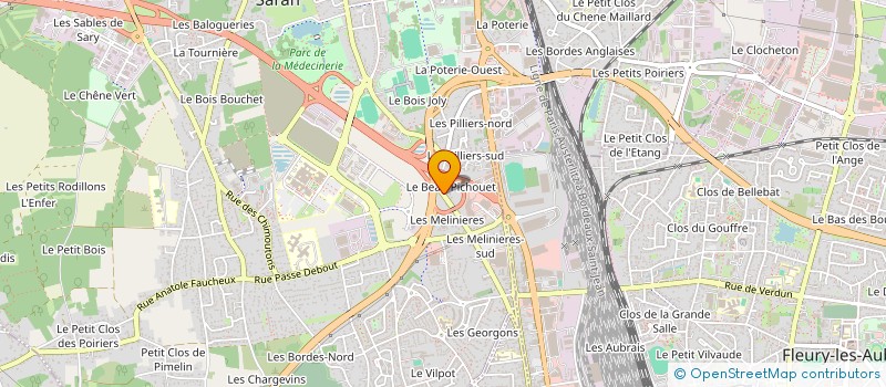 localisation de l'entreprise ASSOCIATION CULTURELLE DE SARAN 45 à SARAN