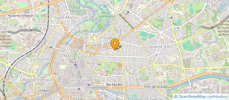 localisation de l'entreprise ASSOCIATION CULTURELLE DES ETUDIANTS DU CENTRE FRANCO-JAPONAIS DE MANAGEMENT à RENNES
