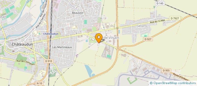 localisation de l'entreprise ASSOCIATION CULTURELLE DES FEMMES DUNOISES à CHATEAUDUN
