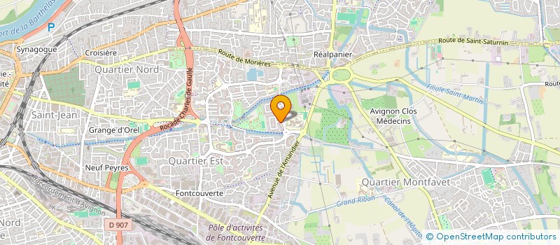 localisation de l'entreprise ASSOCIATION CULTURELLE DES FRANCAIS MUSULMANS DU VAUCLUSE  AVIGNON