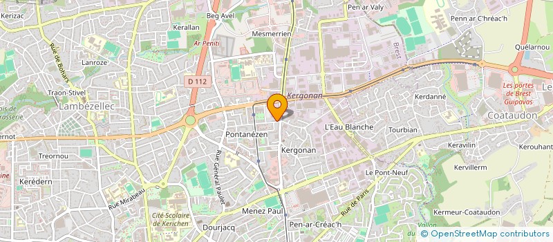 localisation de l'entreprise ASSOCIATION CULTURELLE DES ITSINKOUDIENS EN BRETAGNE à BREST