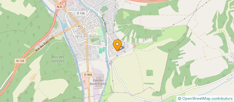 localisation de l'entreprise ASSOCIATION CULTURELLE DES JEUNES TURCS DE BAR LE DUC  LIGNY-EN-BARROIS