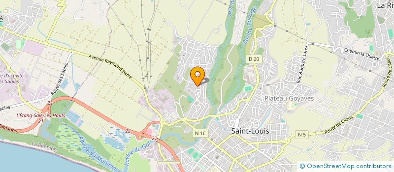 localisation de l'entreprise ASSOCIATION CULTURELLE DES MAHORAIS DE SAINT LOUIS à SAINT-LOUIS