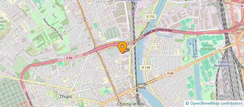 localisation de l'entreprise ASSOCIATION CULTURELLE DES MUSULMANS CHOISYENS (A.C.M.C) à CHOISY-LE-ROI