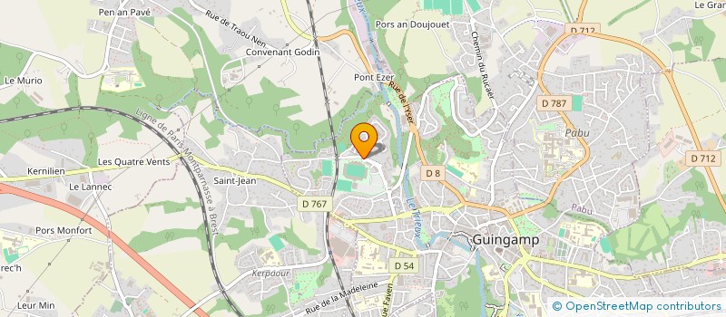 localisation de l'entreprise ASSOCIATION CULTURELLE DES MUSULMANS DE GUINGAMP à GUINGAMP