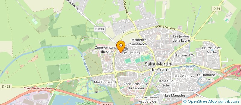 localisation de l'entreprise ASSOCIATION CULTURELLE DES MUSULMANS DE SAINT MARTIN DE CRAU à SAINT-MARTIN-DE-CRAU