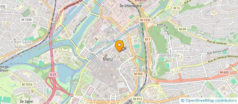 localisation de l'entreprise ASSOCIATION CULTURELLE DES  NOUVEAUX TRINITAIRES  METZ