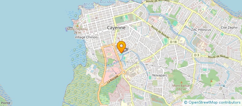 localisation de l'entreprise ASSOCIATION CULTURELLE DES SAINTES-LUCIENS DE GUYANE  CAYENNE