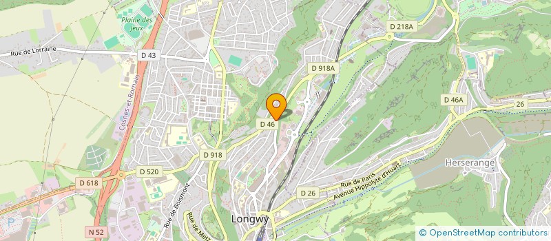 localisation de l'entreprise ASSOCIATION CULTURELLE DES TRAVAILLEURS TURCS DE LONGWY à LONGWY