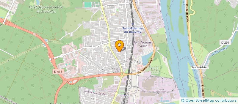 localisation de l'entreprise ASSOCIATION CULTURELLE DES YEZIDIS DE NORMANDIE  SAINT-ETIENNE-DU-ROUVRAY