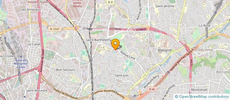localisation de l'entreprise ASSOCIATION CULTURELLE DEVELOPPEMENT DIVERSITE à MARSEILLE