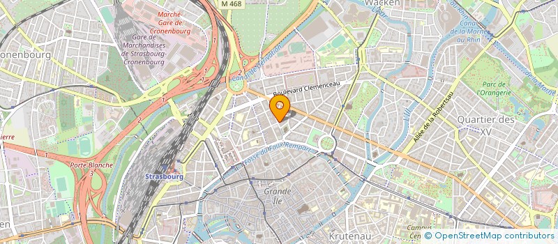 localisation de l'entreprise ASSOCIATION CULTURELLE DU FOSSE DES 13 à STRASBOURG