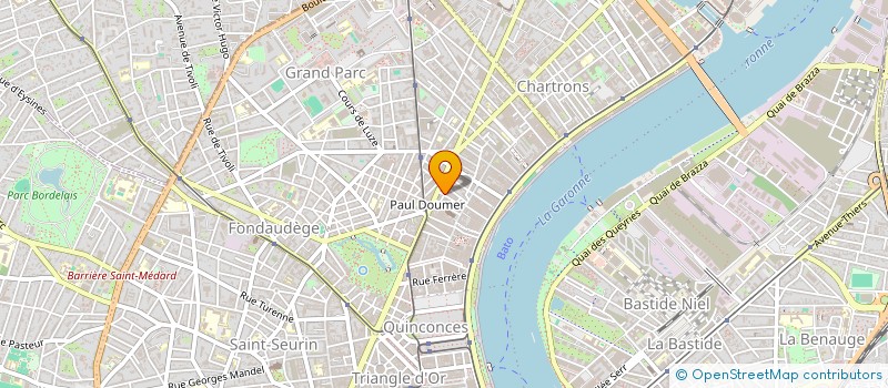 localisation de l'entreprise ASSOCIATION CULTURELLE DU MARCHE DES CHARTRONS  BORDEAUX