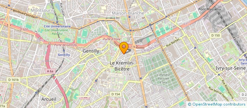 localisation de l'entreprise ASSOCIATION CULTURELLE EDSON ELIAS à KREMLIN BICETRE