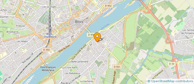 localisation de l'entreprise ASSOCIATION CULTURELLE EDUCATIVE ET LOISIRS DE BLOIS RIVE GAUCHE  BLOIS
