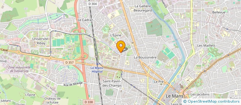 localisation de l'entreprise ASSOCIATION CULTURELLE ESSALEM à LE MANS
