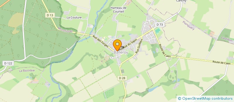 localisation de l'entreprise ASSOCIATION CULTURELLE ET ARTISTIQUE DE BALLEROY-SUR-DROME (ACABD)  BALLEROY-SUR-DROME