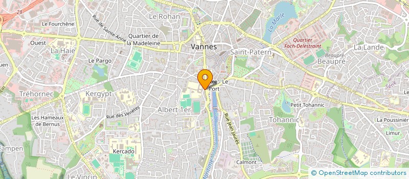 localisation de l'entreprise ASSOCIATION CULTURELLE ET ARTISTIQUE DU PONANT à VANNES