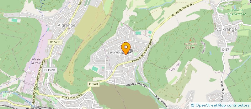 localisation de l'entreprise ASSOCIATION CULTURELLE ET CHORALE BEL PAESE à HAYANGE