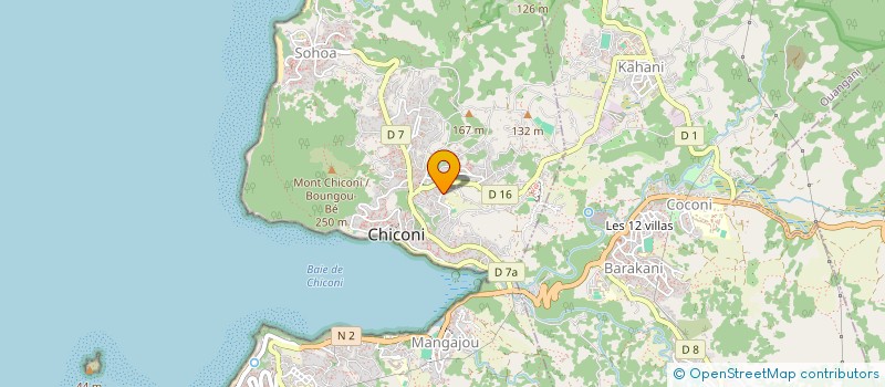 localisation de l'entreprise ASSOCIATION CULTURELLE ET CULTUELLE DE SOHOA AREZA à CHICONI