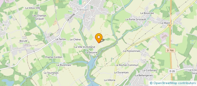 localisation de l'entreprise ASSOCIATION CULTURELLE ET CULTUELLE DES MUSULMANS DU PAYS DE DINAN  DINAN