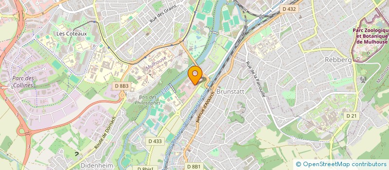 localisation de l'entreprise ASSOCIATION CULTURELLE ET DE LOISIRS LA TAVERNE ESPAGNOLE  BRUNSTATT-DIDENHEIM