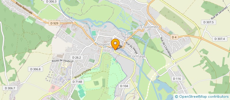 localisation de l'entreprise ASSOCIATION CULTURELLE ET EDUCATIVE DE LA VALLEE DE L'EURE à NOGENT-LE-ROI