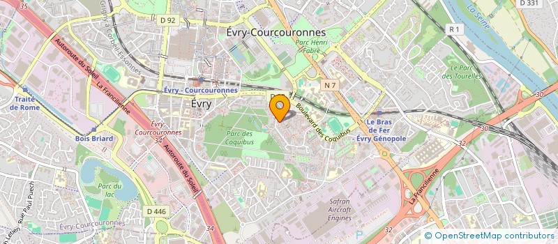 localisation de l'entreprise ASSOCIATION CULTURELLE ET FESTIVALE SUR LE TERRITOIRE FRANCAIS à EVRY-COURCOURONNES