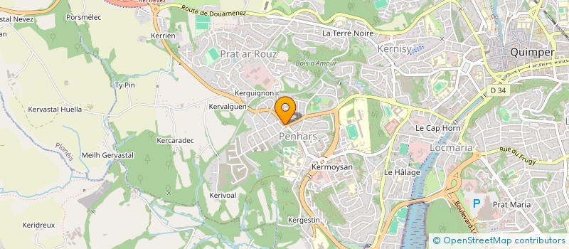 localisation de l'entreprise ASSOCIATION CULTURELLE ET LAIQUE DES TURCS ALEVIS à QUIMPER