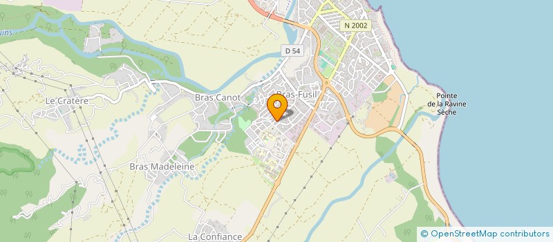 localisation de l'entreprise ASSOCIATION CULTURELLE ET LOISIRS LES ROCHERS à SAINT-BENOIT