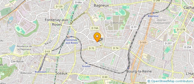 localisation de l'entreprise ASSOCIATION CULTURELLE ET MUSICALE A LA FACON à FONTENAY-AUX-ROSES