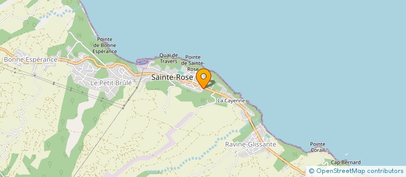 localisation de l'entreprise ASSOCIATION CULTURELLE ET MUSICALE DE L'EST à SAINTE-ROSE