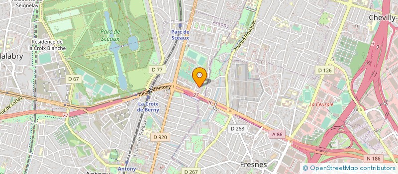localisation de l'entreprise ASSOCIATION CULTURELLE ET SCIENTIFIQUE FRANCO-CHINOISE à ANTONY