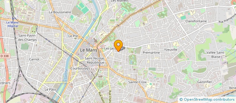 localisation de l'entreprise ASSOCIATION CULTURELLE ET SOCIALE ADVENTISTE ACSA LE MANS  LE MANS
