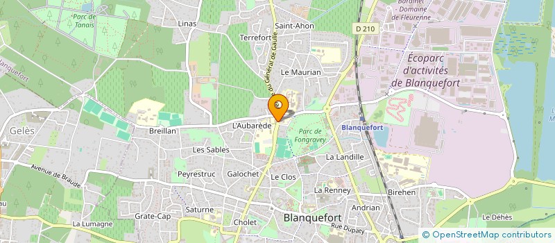 localisation de l'entreprise ASSOCIATION CULTURELLE ET SPORTIVE à BLANQUEFORT