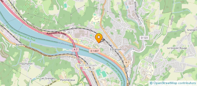 localisation de l'entreprise ASSOCIATION CULTURELLE ET SPORTIVE  VIENNE