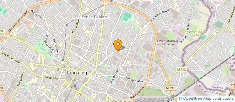 localisation de l'entreprise ASSOCIATION CULTURELLE ET SPORTIVE ASSALAM  TOURCOING